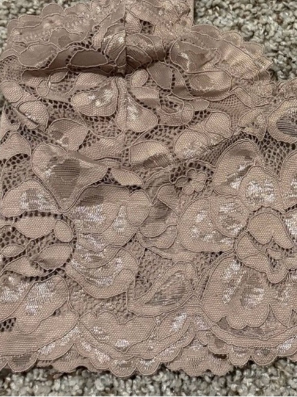 Fashion Nova Mocha Lace Bralette
